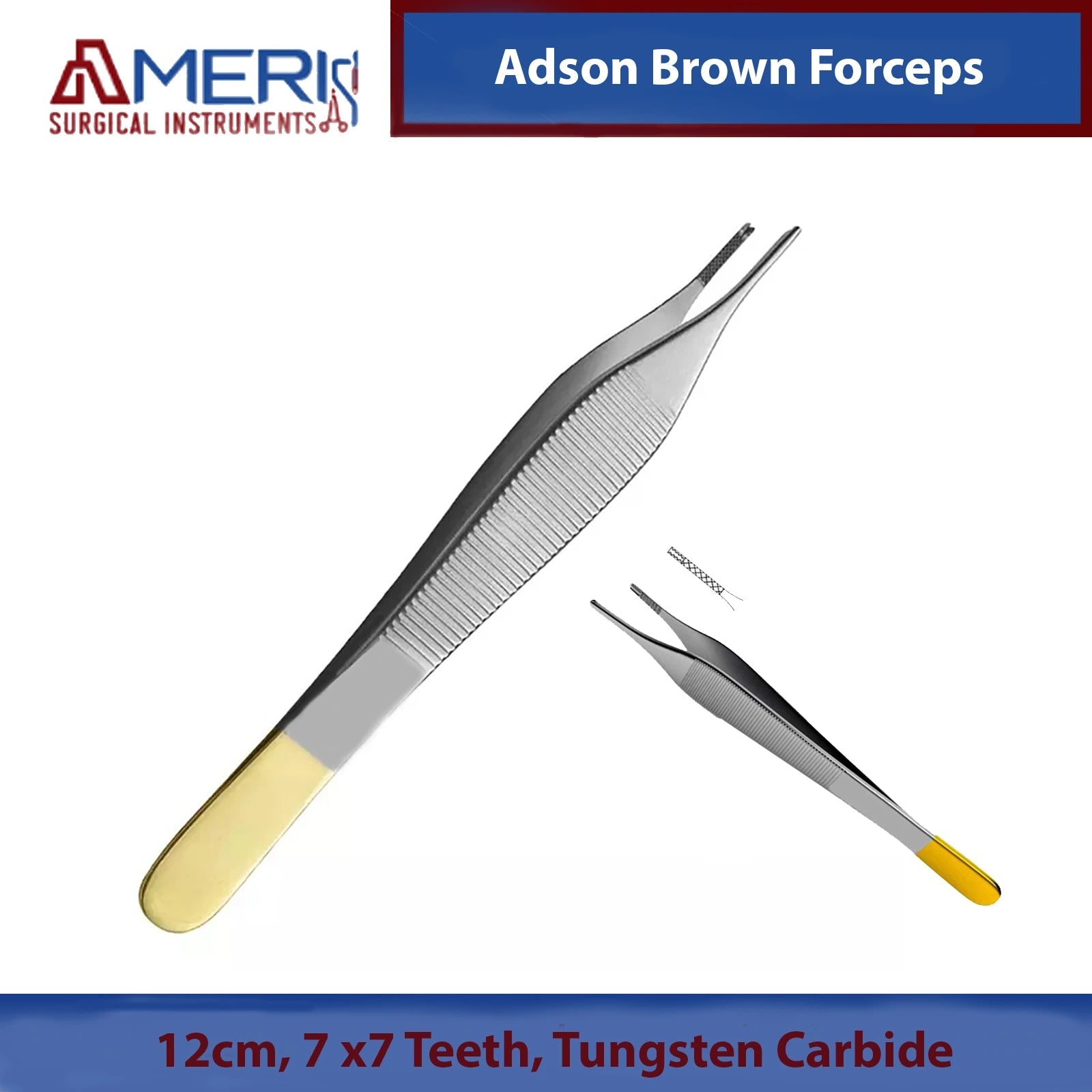 Adson Brown Dissecting Forceps - Ameri Surgical Instruments Inc.