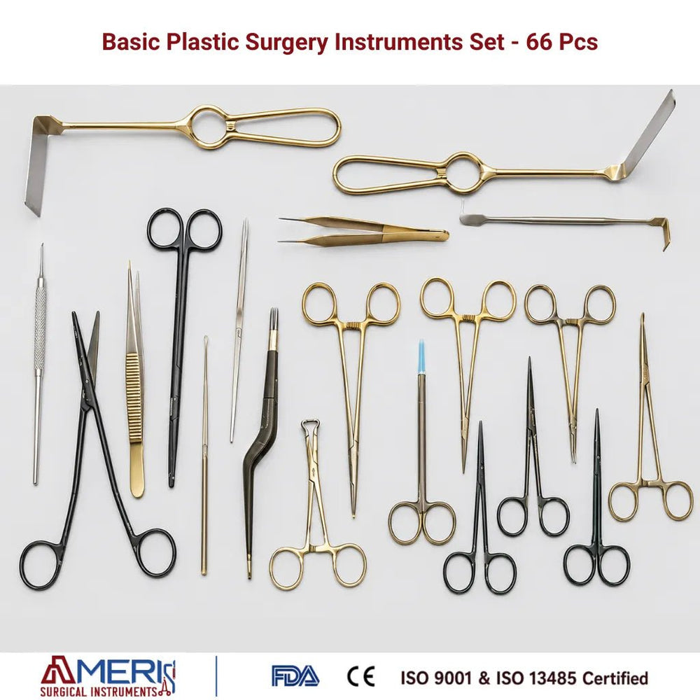 Basic Plastic Surgery Instruments Set - 66 Pcs - Ameri Surgical Instruments Inc.