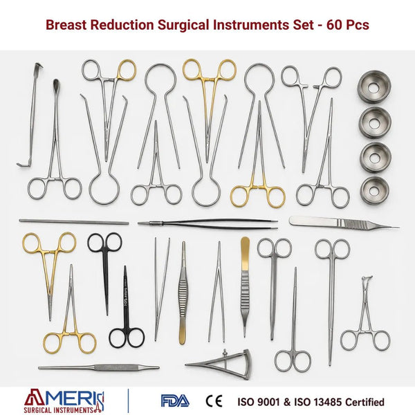 Breast Reduction Surgical Instruments Set - 60 Pcs - Ameri Surgical Instruments Inc.