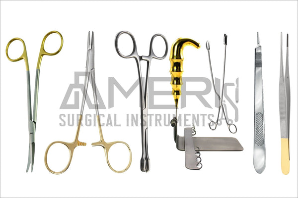 Delivery Surgical Instruments Set - 21 Pcs - Ameri Surgical Instruments Inc.