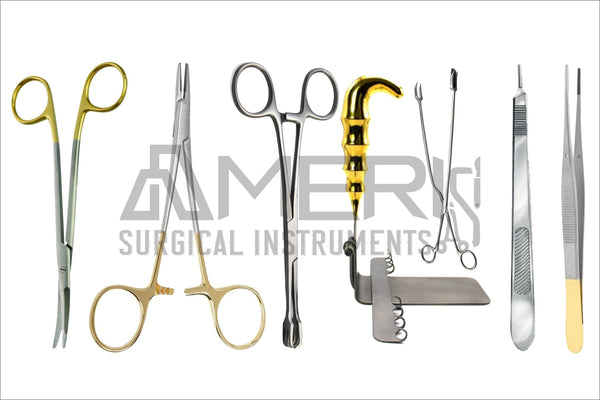 Ear Instruments Set - Basic - 58 Pcs - Ameri Surgical Instruments Inc.