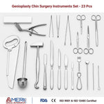 Genioplasty Chin Surgery Instruments Set - 23 Pcs - Ameri Surgical Instruments Inc.