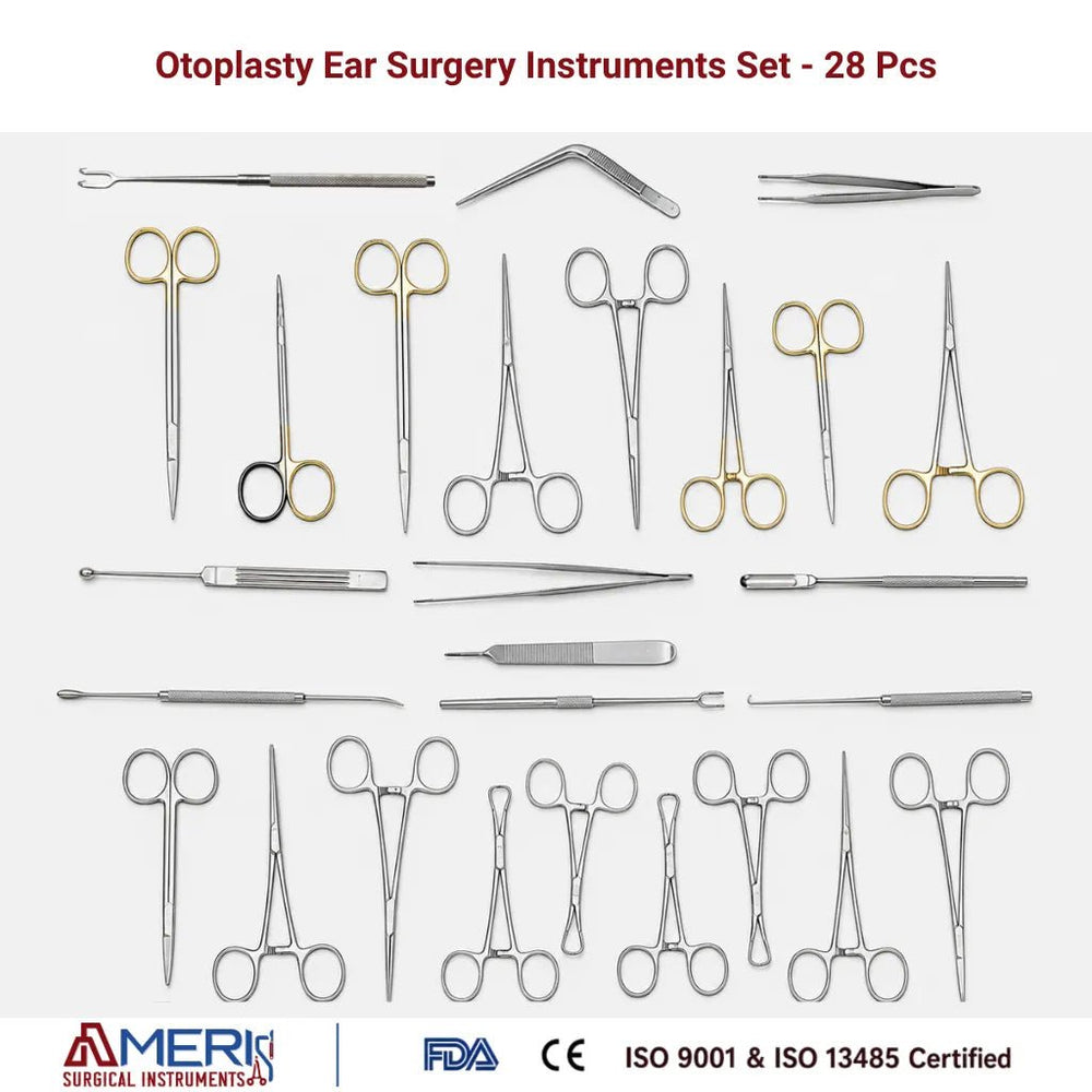 Otoplasty Ear Surgery Instruments Set - 28 Pcs - Ameri Surgical Instruments Inc.