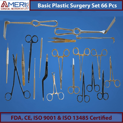 Plastic Surgery Instruments Set - 66 Pcs - FDA, CE, ISO Certified Ameri Surgical Instruments Inc.