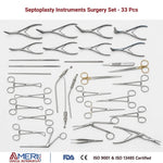 Septoplasty Instruments Surgery Set - 33 Pcs - Ameri Surgical Instruments Inc.