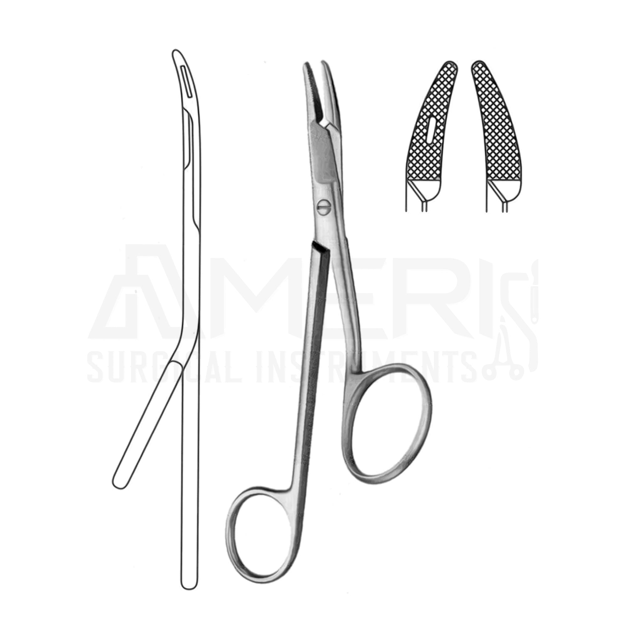 Foster Gillies Needle Holder - Ameri Surgical Instruments Inc.