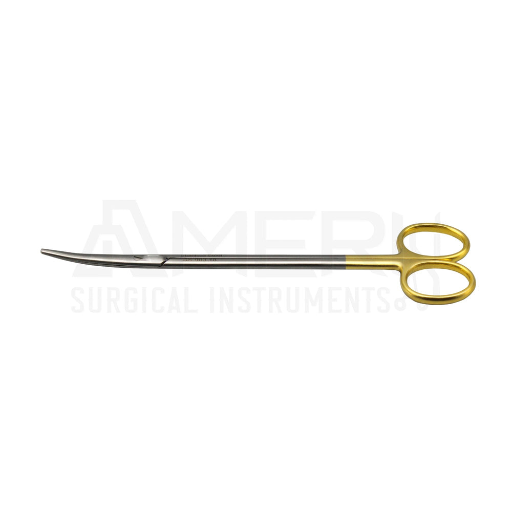 Curved Metzenbaum dissecting scissors stainless steel surgical instrument